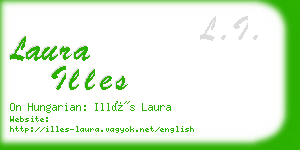 laura illes business card